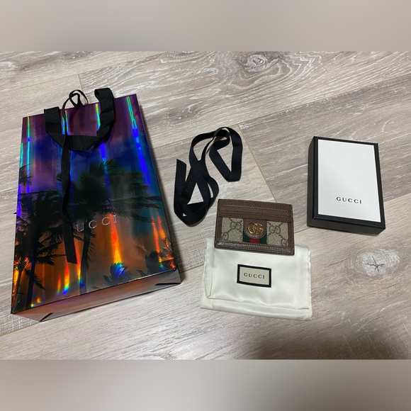 Authentic Gucci Ophidia Card Case, Like New with Tags - Picture 2 of 7